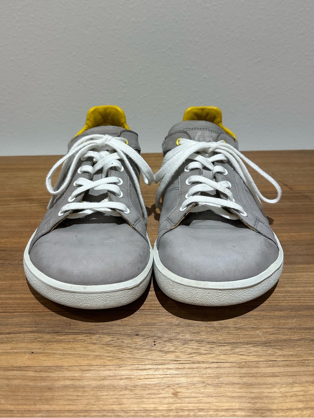 Be Lenka Brooklyn Sneaker, Grey & Yellow Leather, EU 38 - Picture 4 of 11